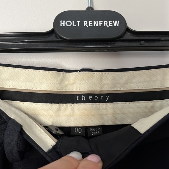 Classic Theory dress pants. Dark Charcoal. Excellent condition, recent dry clean - Picture 3 of 3